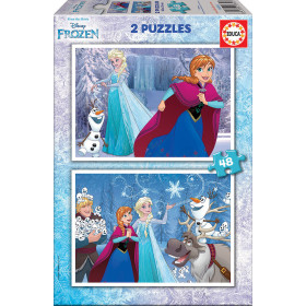 Puzzle 2x48 Frozen