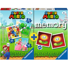 Super Mario 3 Puzzle + Memory De Ravensburger