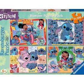 Puzzle Stitch Bumper Pack 4x100 Pzs De Ravensburger