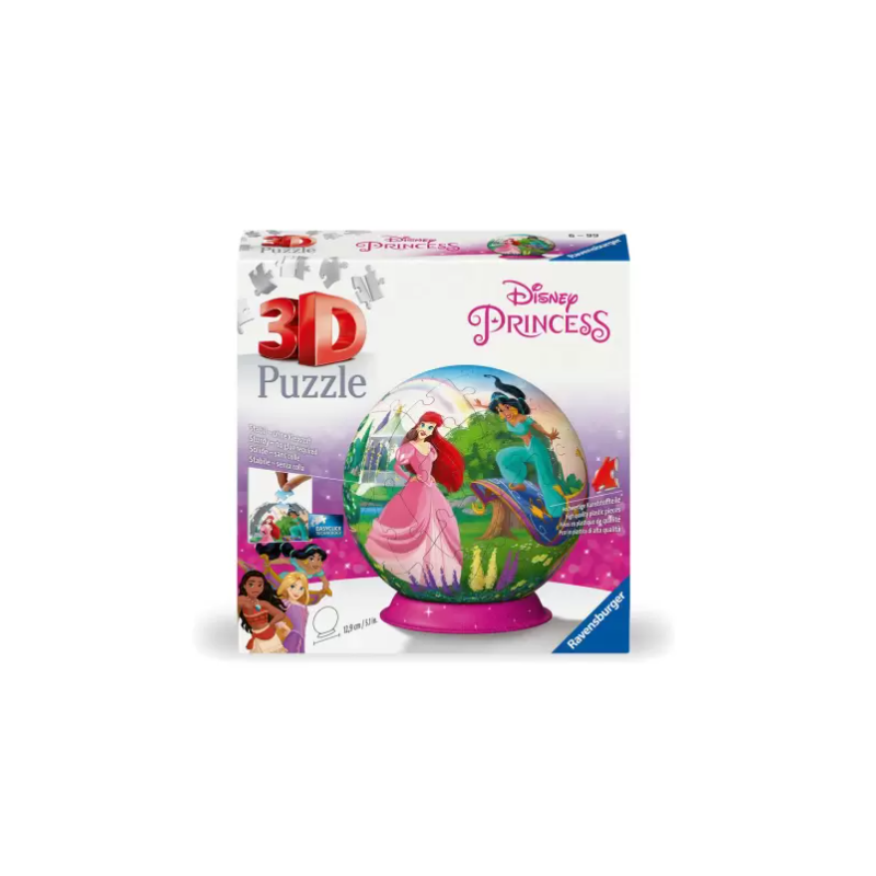 Puzzle 3D Bola Princesas Disney 73 Pzs De Ravensburger