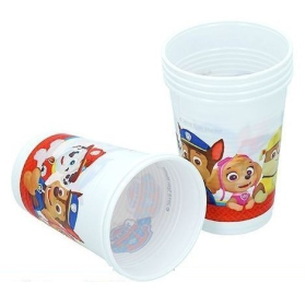 Vasos Plástico Patrulla Canina 180 Ml 6 Ud De Fiesta Y Cumpleaños