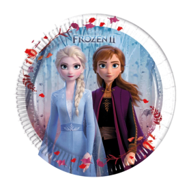 Platos Frozen 20 Cm 8 Uds De Fiesta Y Cumpleaños