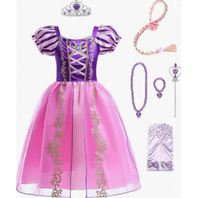 Disfraz Princesa Rapunzel 8-9 Años De ATTA
