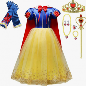 Disfraz Princesa Blancanieves 3-4 Años De Ataa