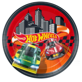 Platos Hot Wheels 23 Cm 8 Uds De Liragram