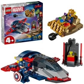 LEGO Marvel Capitán América Vs Thanos De LEGO