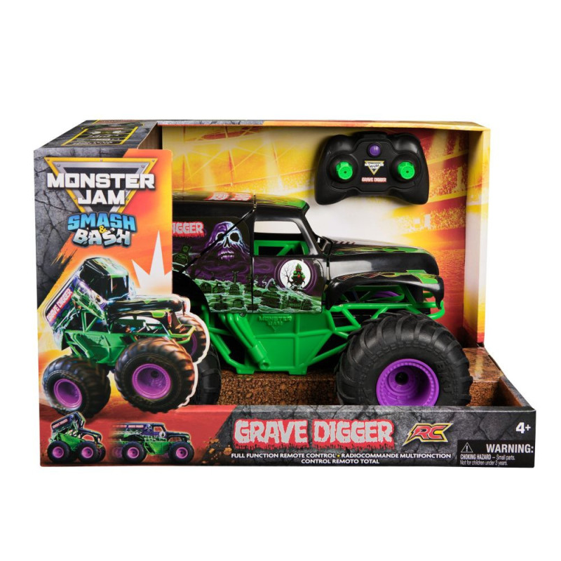 Monster Jam Grave Digger 1:15 Rc De Spin Master