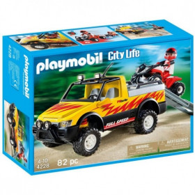 playmobil city life quad y pick up