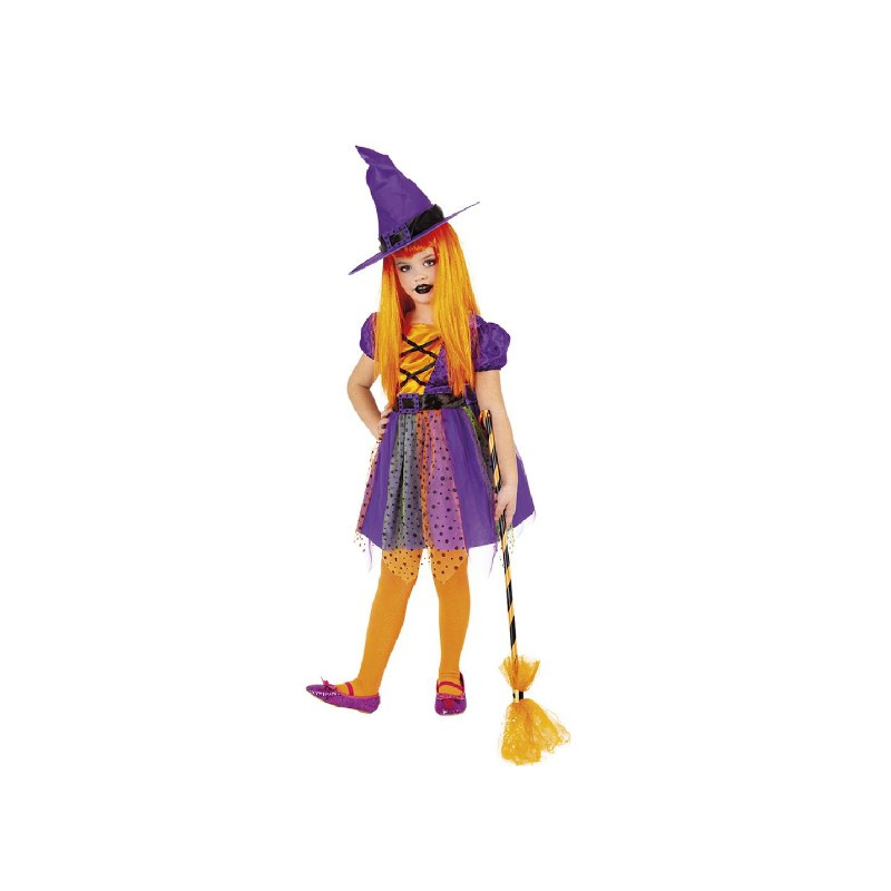 DISFRAZ BRUJA SUPERSTAR PURPY INFANTIL T.L 8-10 AÑOS