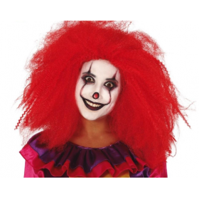 PELUCA PAYASO ROJA EN CAJA