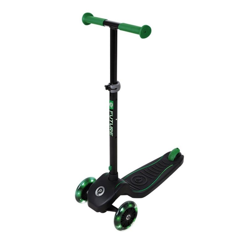 Patinete Qplay Future Verde Luces Led