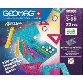 Geomag Glitter Recycled 22 Piezas