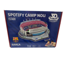 Estadio Spotify Camp Nou Fc Barcelona Puzzle 3D