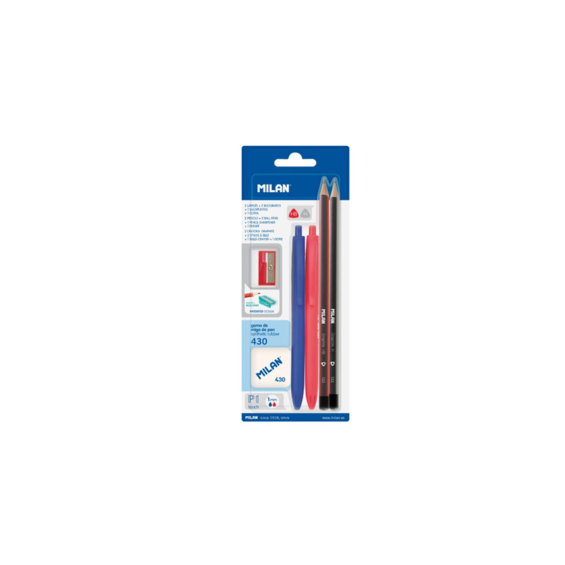 Blíster 2 Bolígrafos Touch Azul Y Rojo