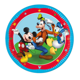 Platos Mickey 23 Cm 8 Uds
