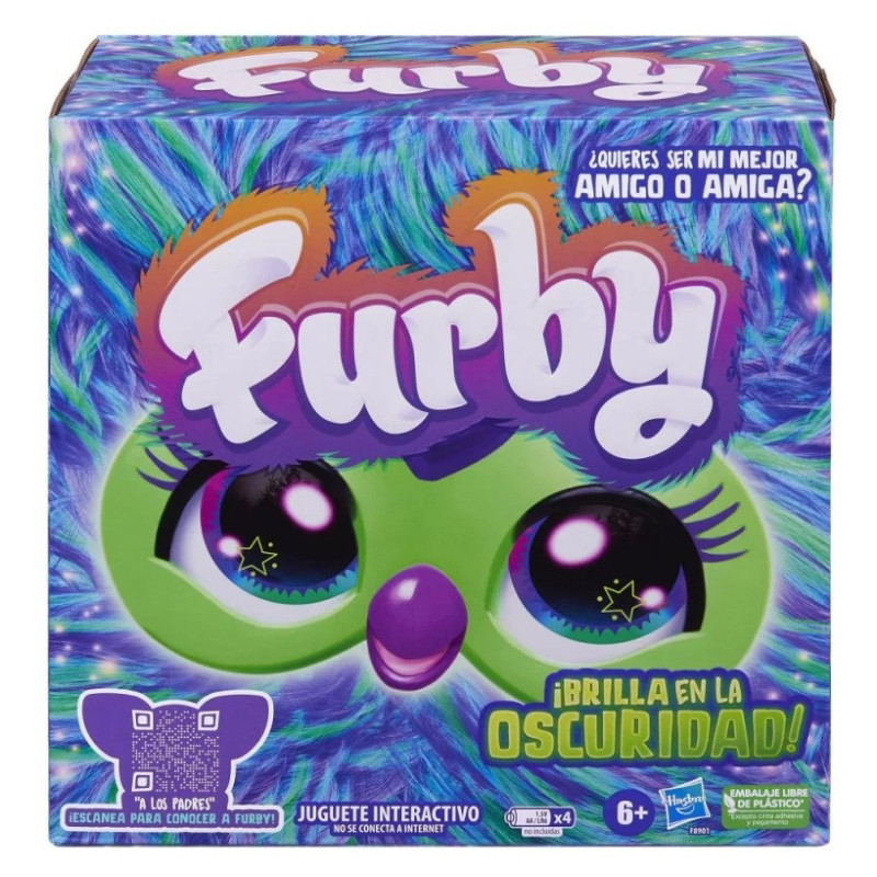 Furby Galaxy Brilla en la Oscuridad