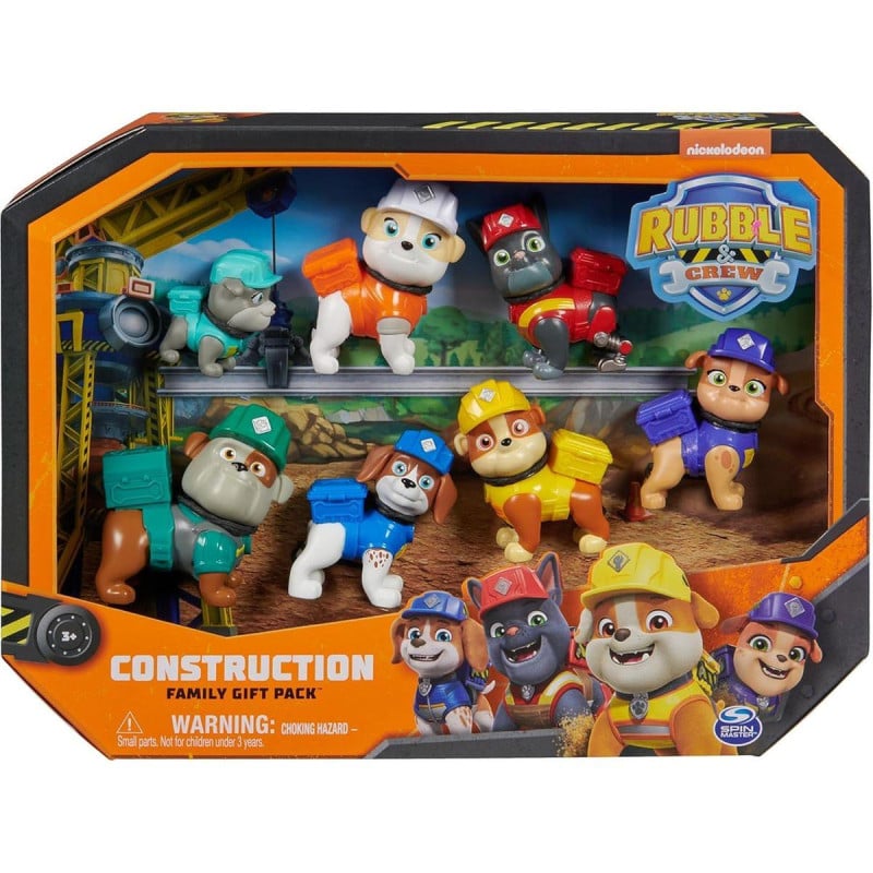 Pack De Figuras Construcción Rubble & Cr