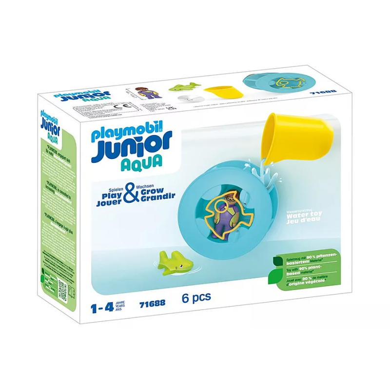 Playmobil Junior Rueda de Agua con Bebé Tiburón